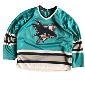 CCM San Jose Sharks Vintage Hockey Jersey – Men’s L